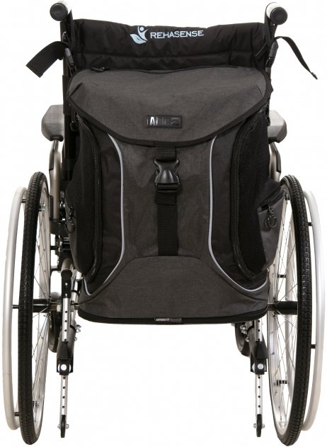 rolstoel tas torba go achterkant grijs