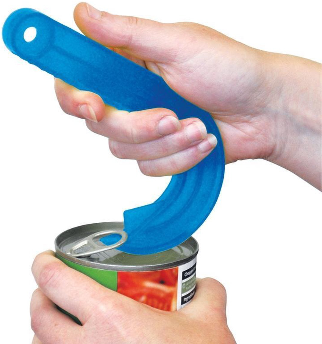 ringblik opener plaatsen op blik