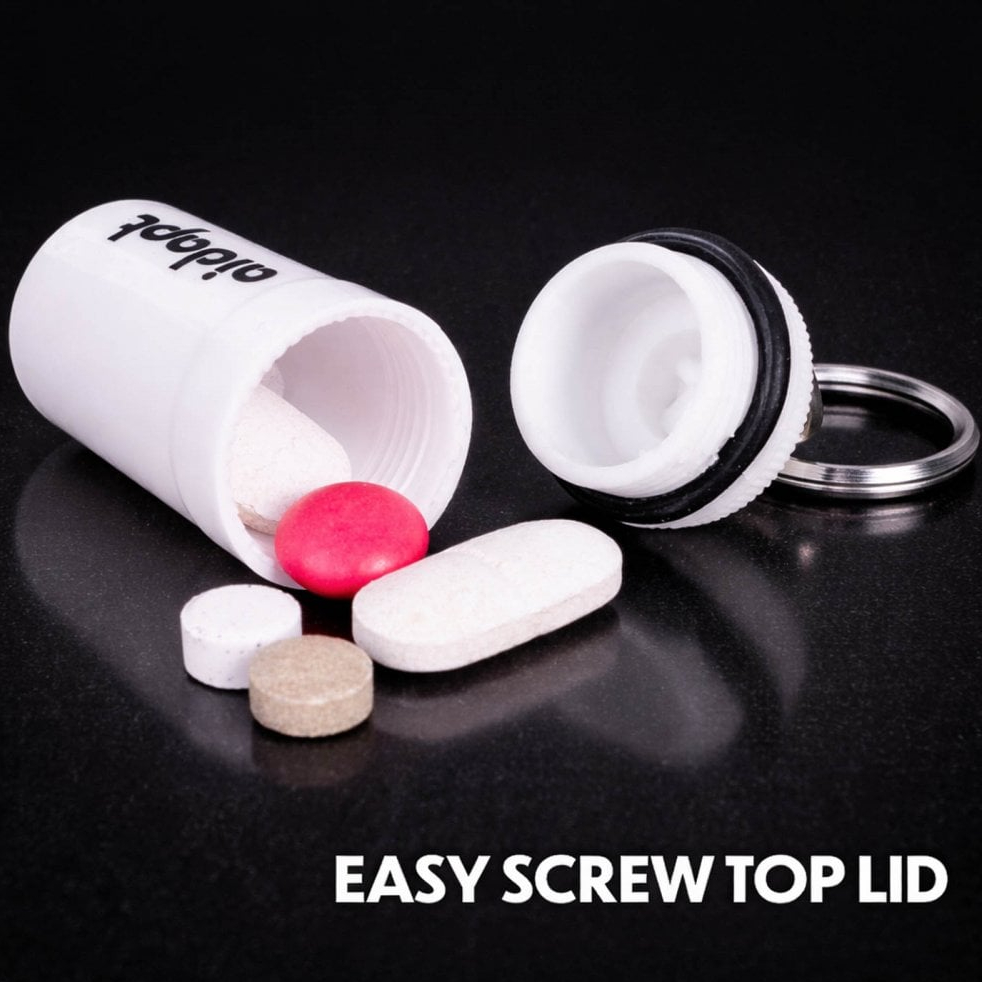 pillendoosje sleutelhanger