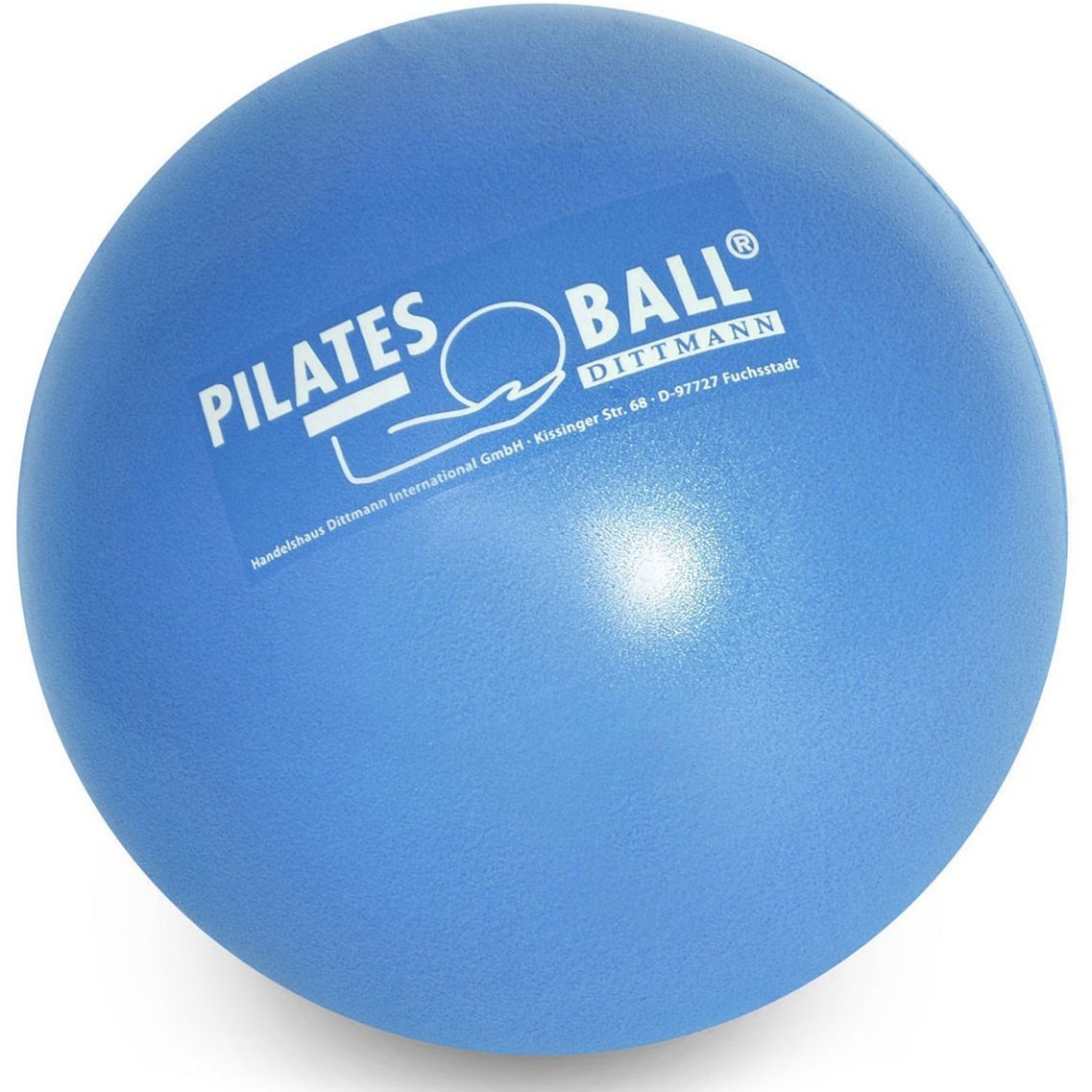 Pilates bal Dittmann 22 cm - Blauw