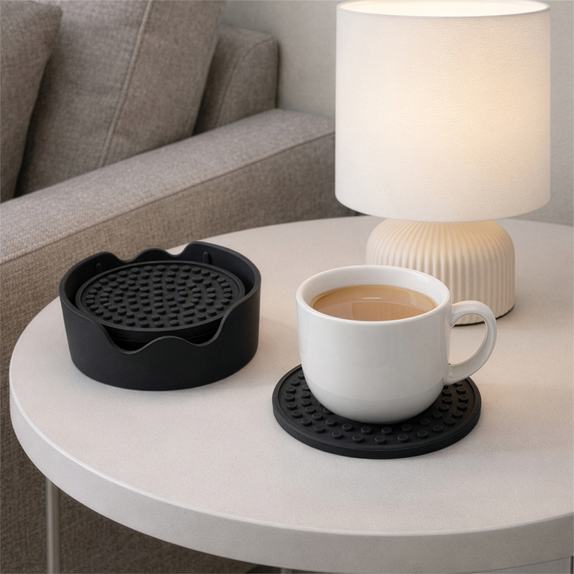 antislip onderzetters gebruiken warme koffie