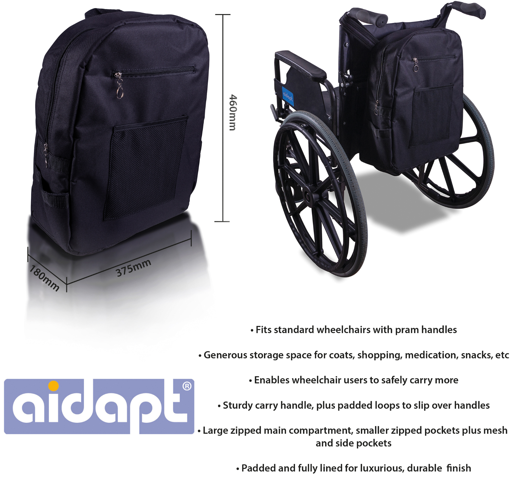 rolstoeltas deluxe voordelen