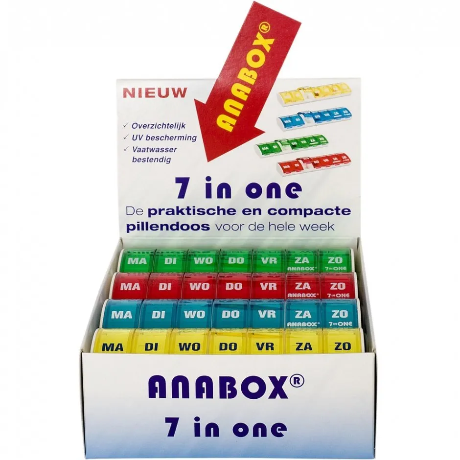 Anabox Weekbox display 12 stuks