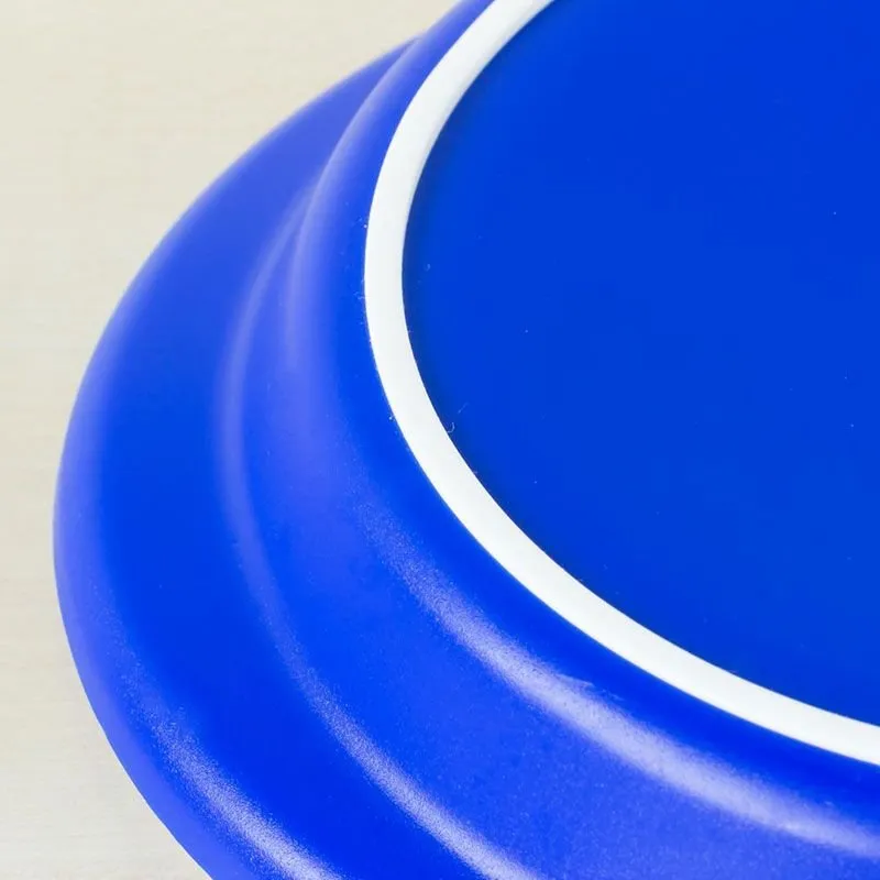 Warmhoudbord ouderen Groot Blauw-Wit