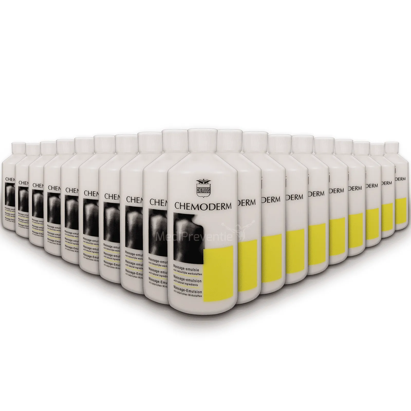 Massage olie-emulsie Chemoderm 500 ml 20 stuks