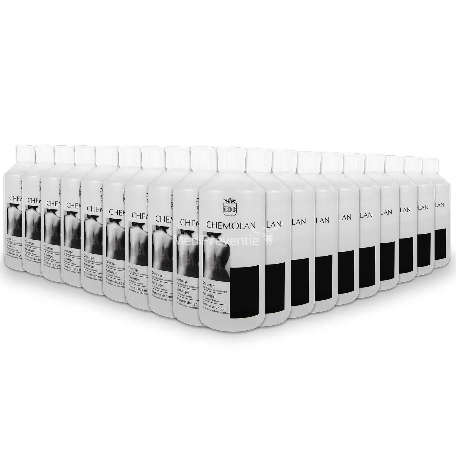 Contactgel Chemolan echogel 500 ml 20 stuks