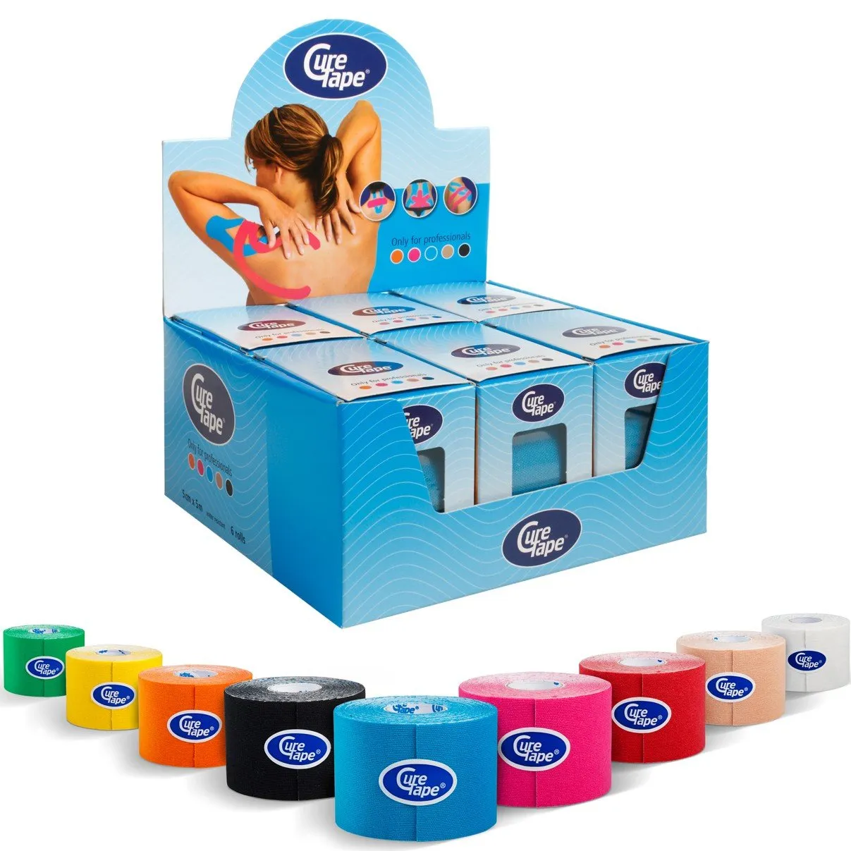 CureTape Mixed colour 6 stuks