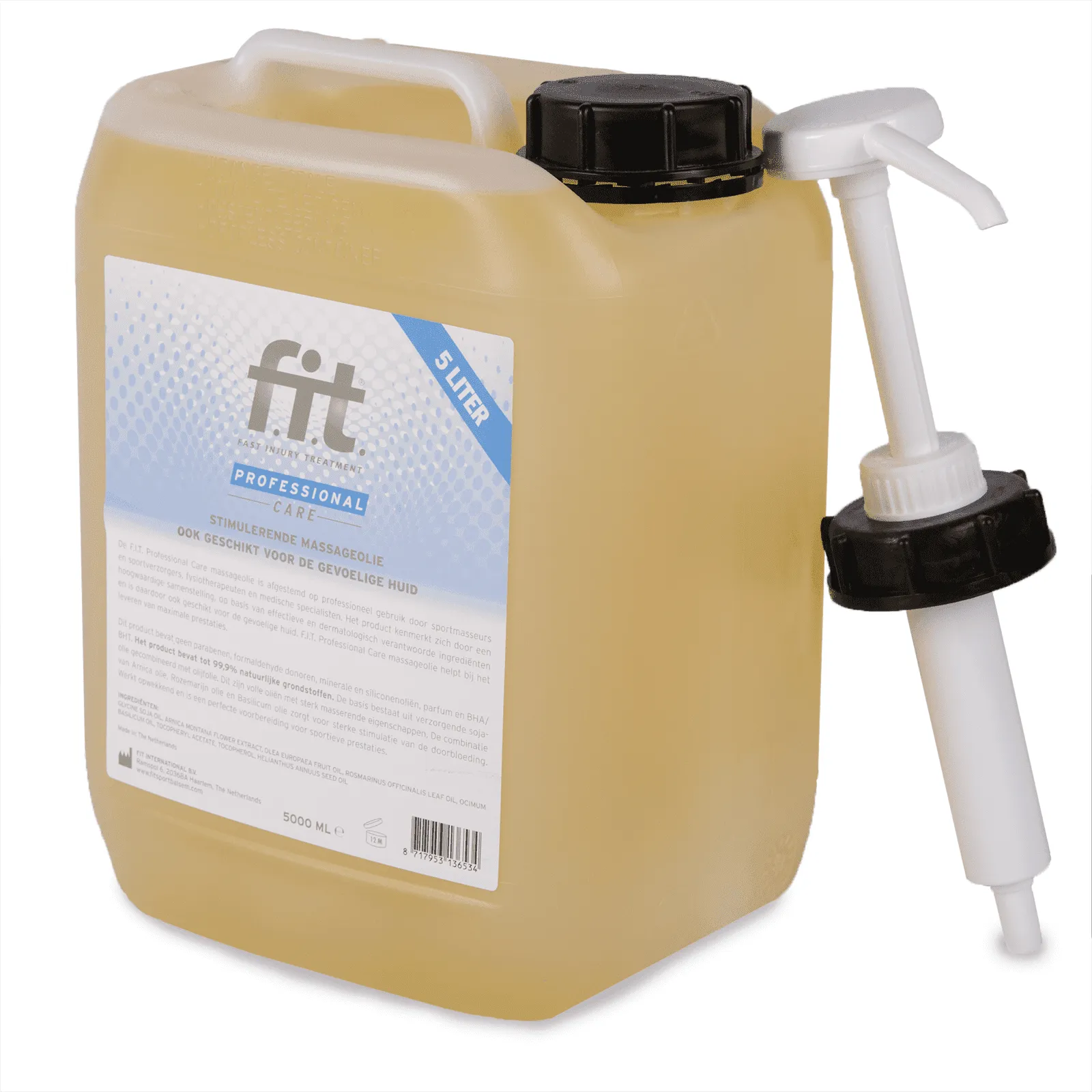 Pomp FIT massage olie 5 liter