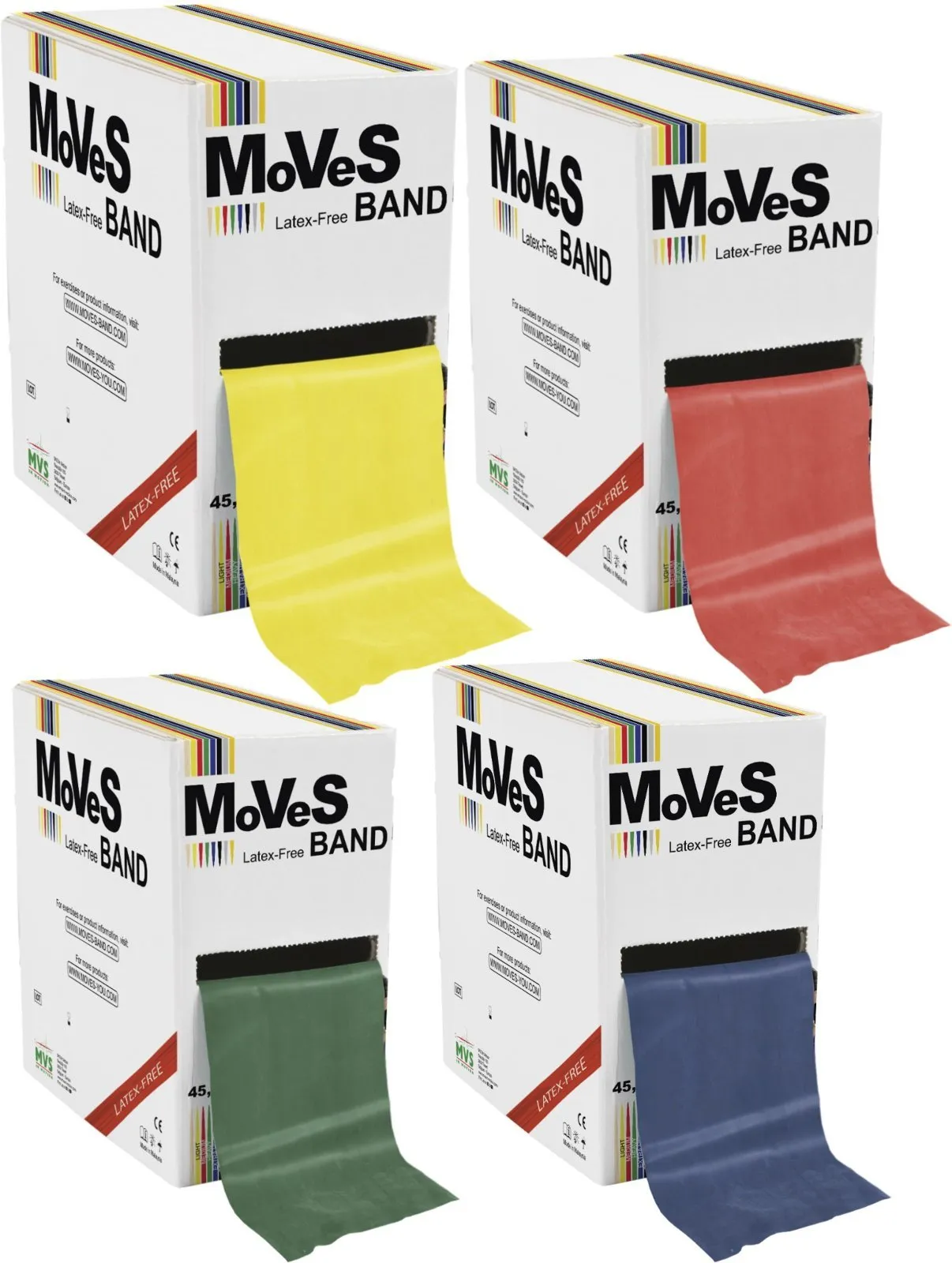 Fitness band 45,5 m Latex-vrij Moves