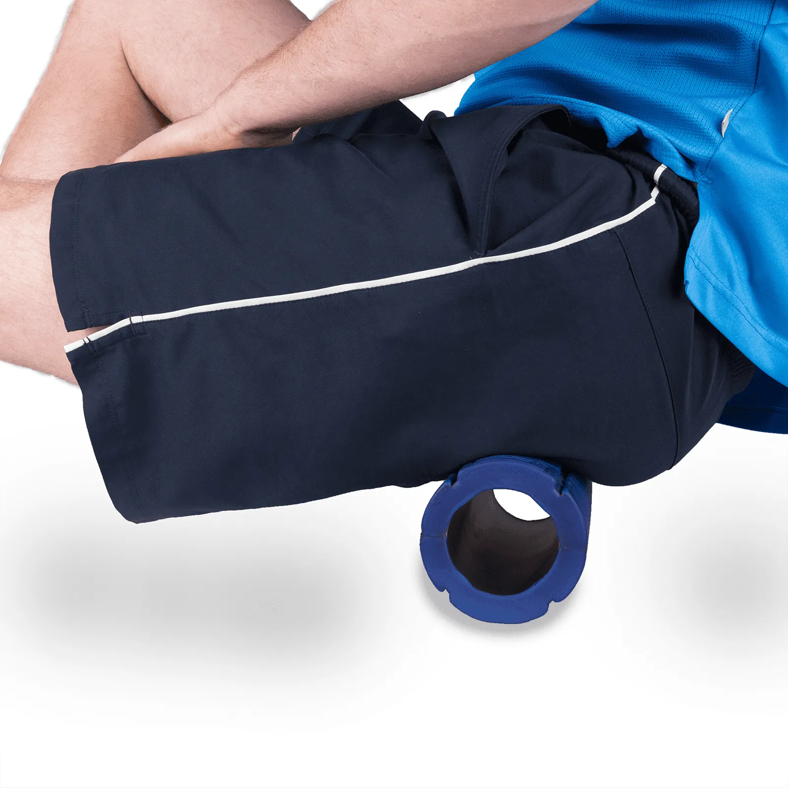 Foam roller 30 cm Blauw