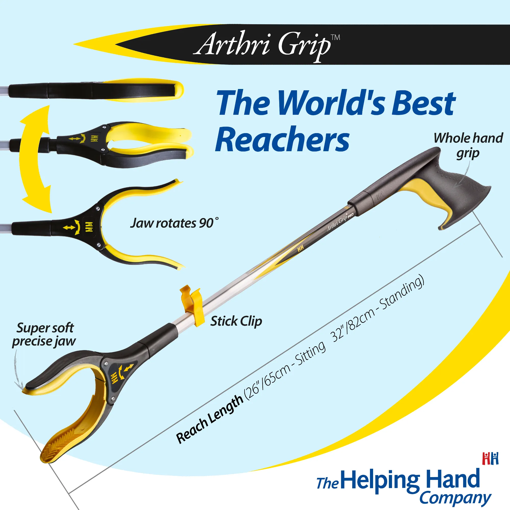 Helping Hand grijper ArthiGrip Pro kenmerken Helping Hand grijper ArthiGrip Pro kenmerken