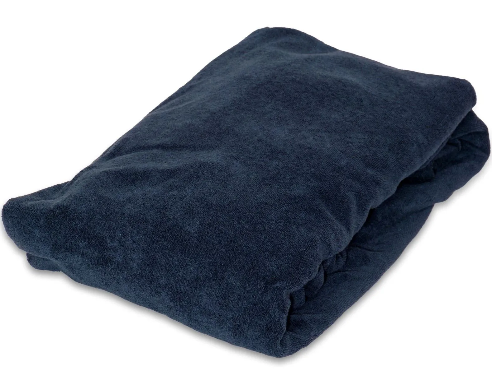Hoeslaken massagetafel Donkerblauw zonder uitsparing