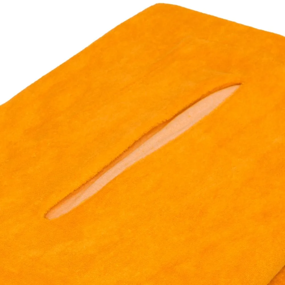 Hoeslaken Oranje met uitsparing