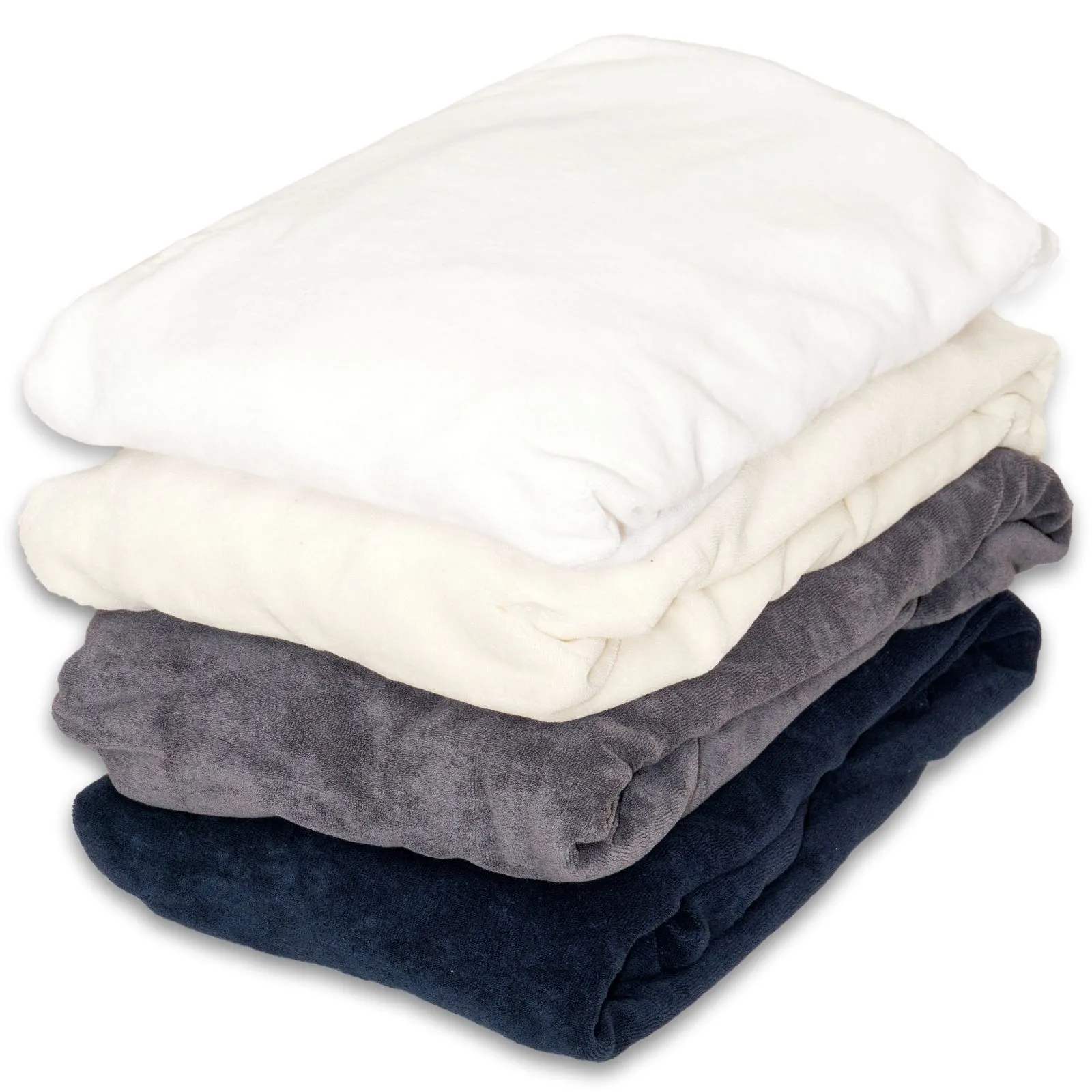 Hoeslaken massagetafel Donkerblauw zonder uitsparing