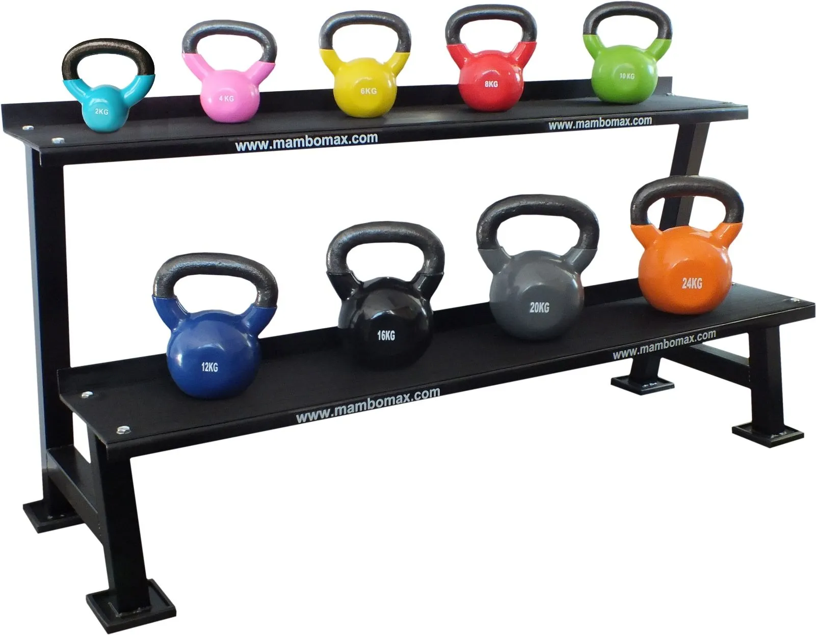 Kettlebell 2 kg gietijzer Mambo Max