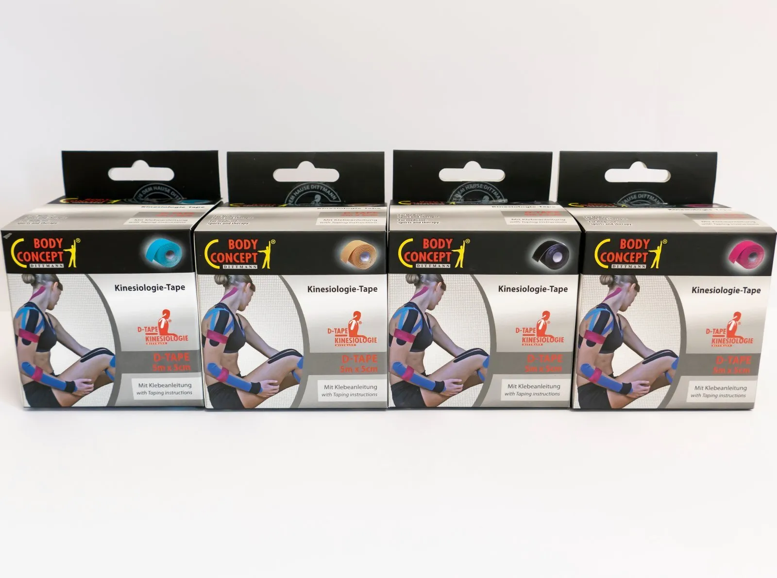 Kinesiologie tape Zwart