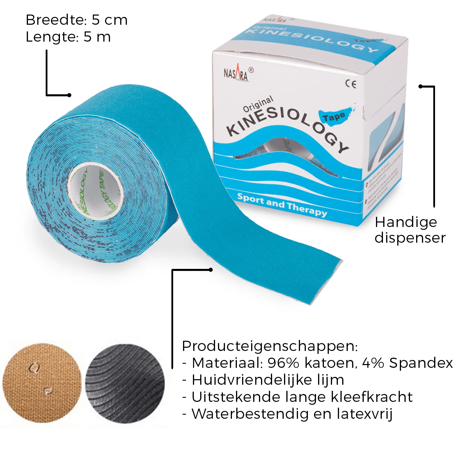 Kinesio tape Nasara Wit
