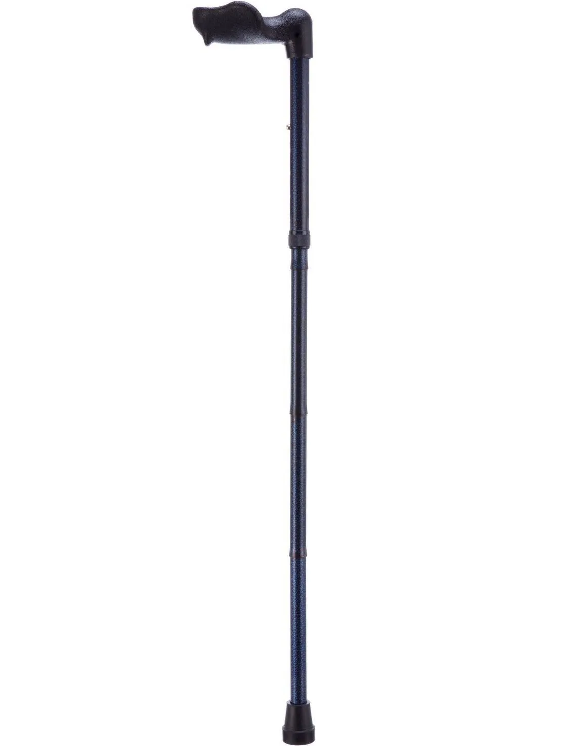 Opvouwbare wandelstok ergonomisch handvat Blue Ice Rechts