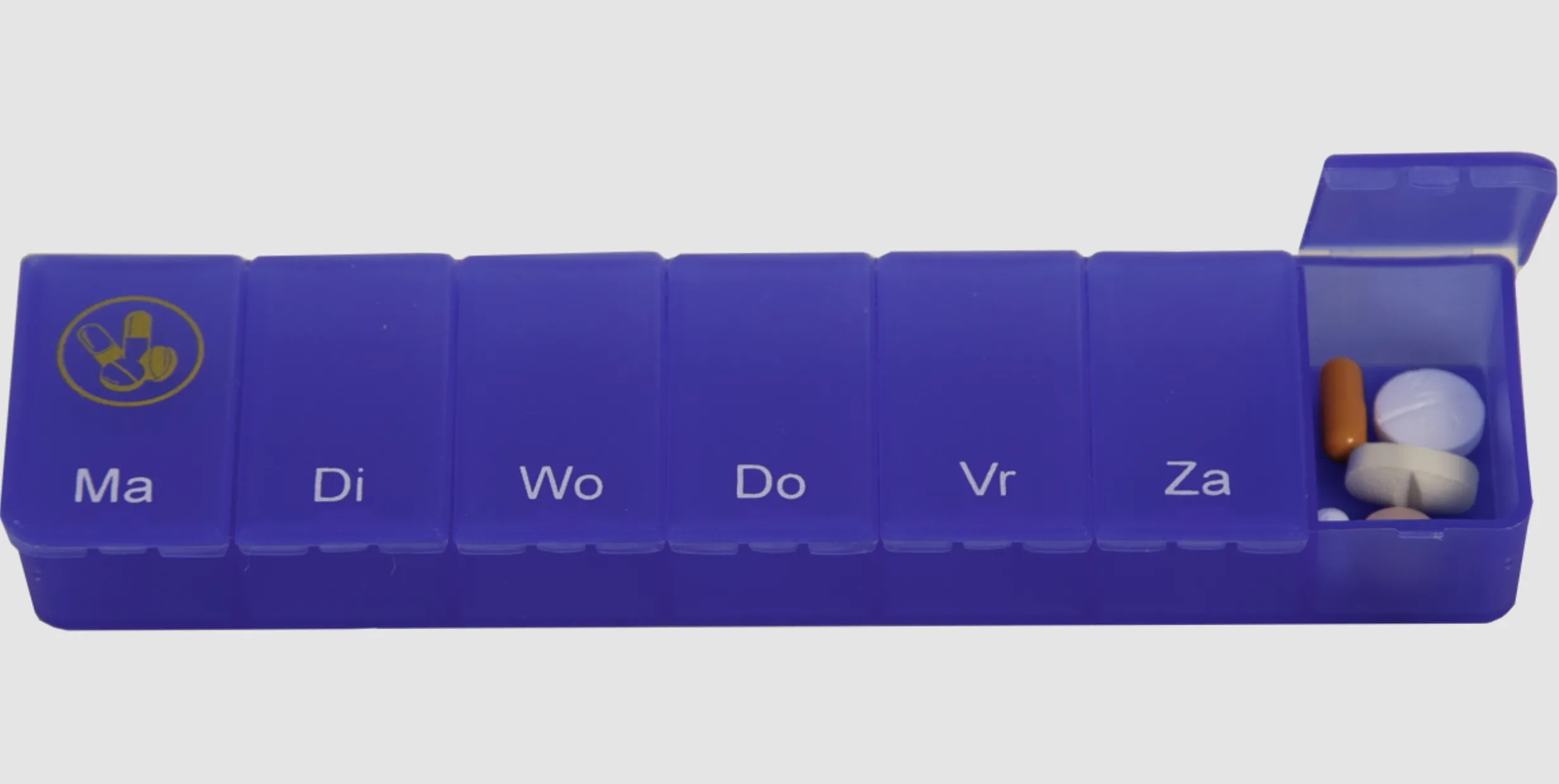 pillendoosje week blauw