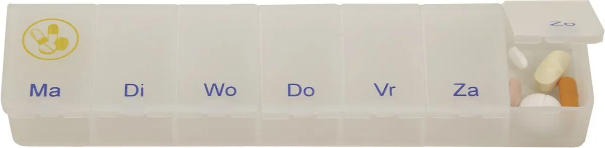 pillendoosje week transparant