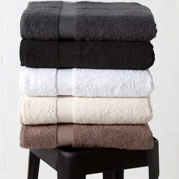 Massage handdoek Zwart 50 x 100 cm
