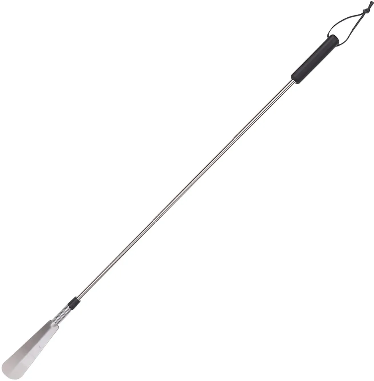 schoenaantrekker met veer lang