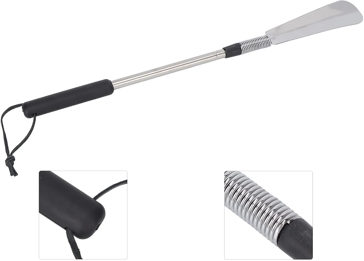 Schoenlepel met veer details