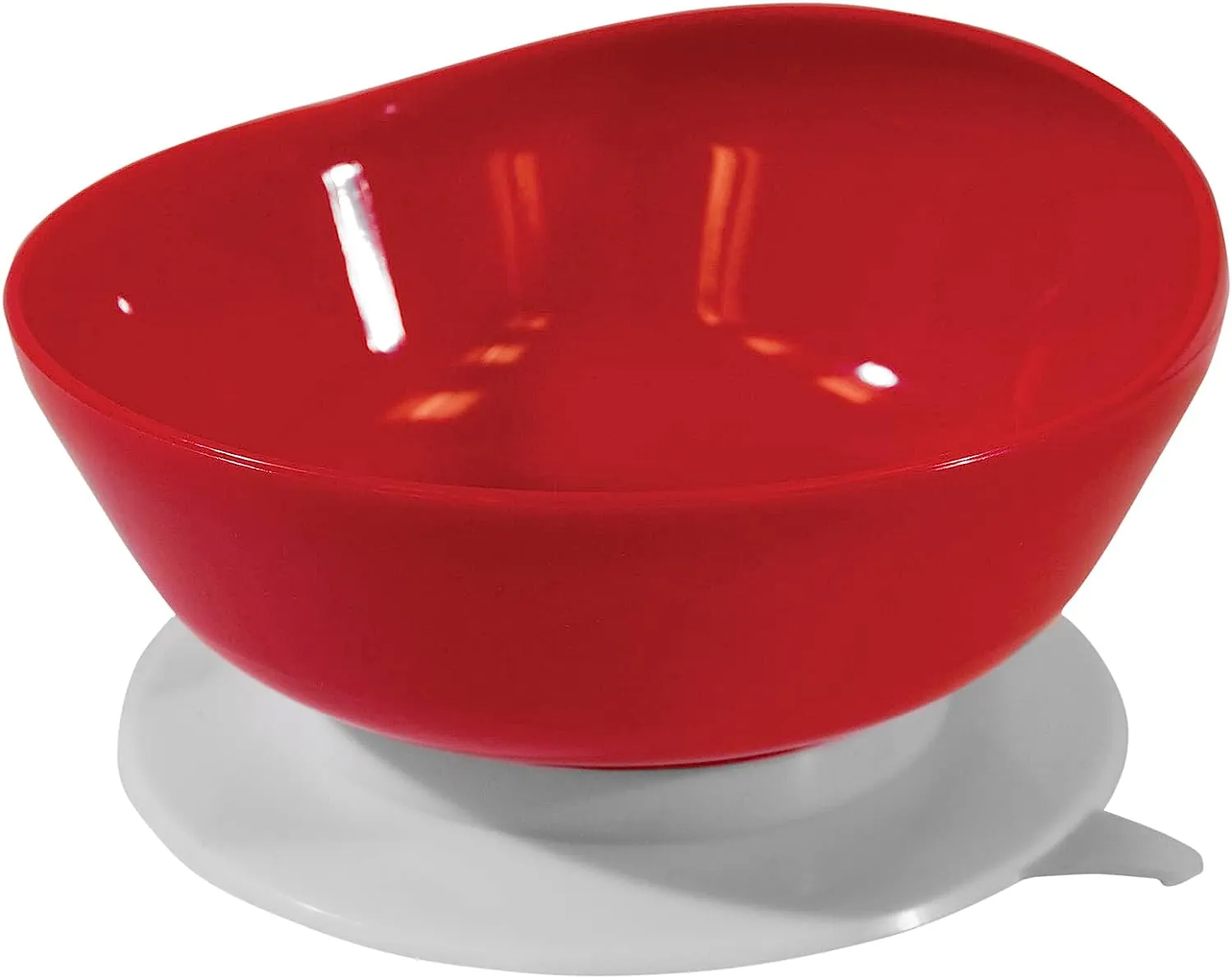 soepkom met zuignap Rood