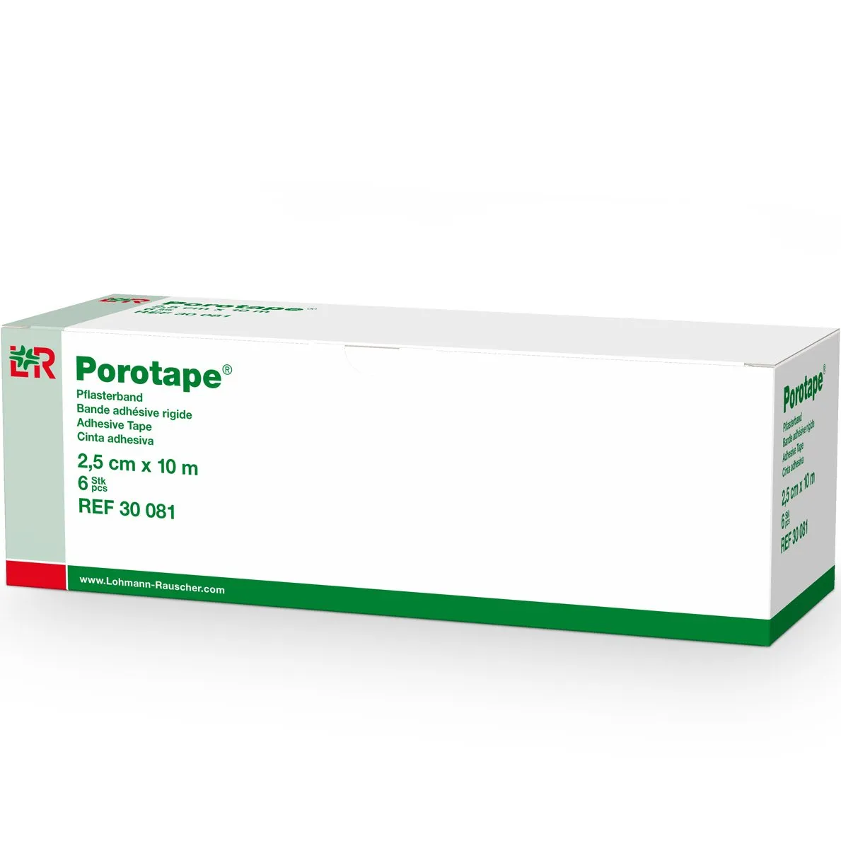 Sporttape Porotape 2,5 cm 6 stuks