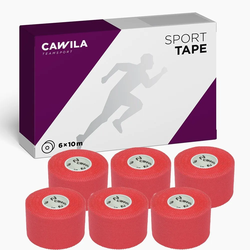 Sporttape Rood Cawila 6 stuks