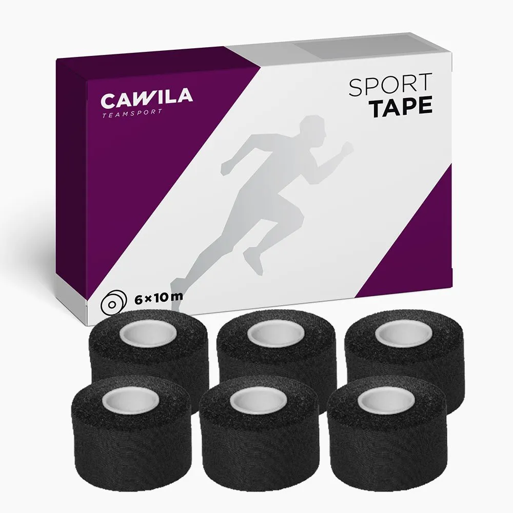 Sporttape Zwart Cawila 6 stuks