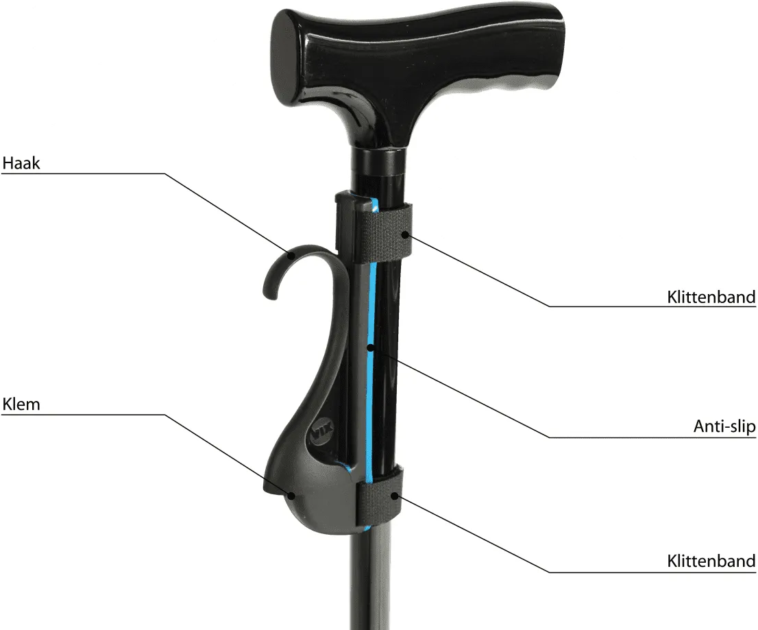 Wandelstok klem
