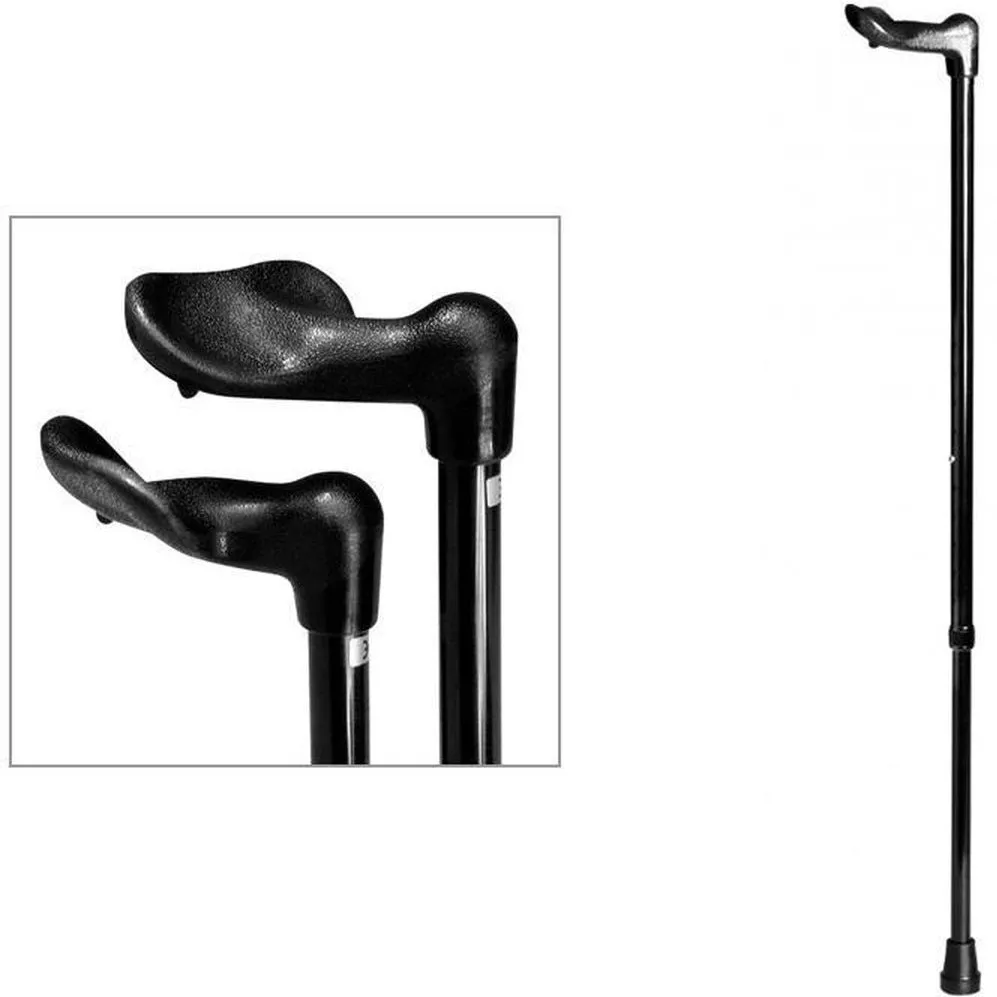 Wandelstok ergonomisch handvat Rechts 76-99cm