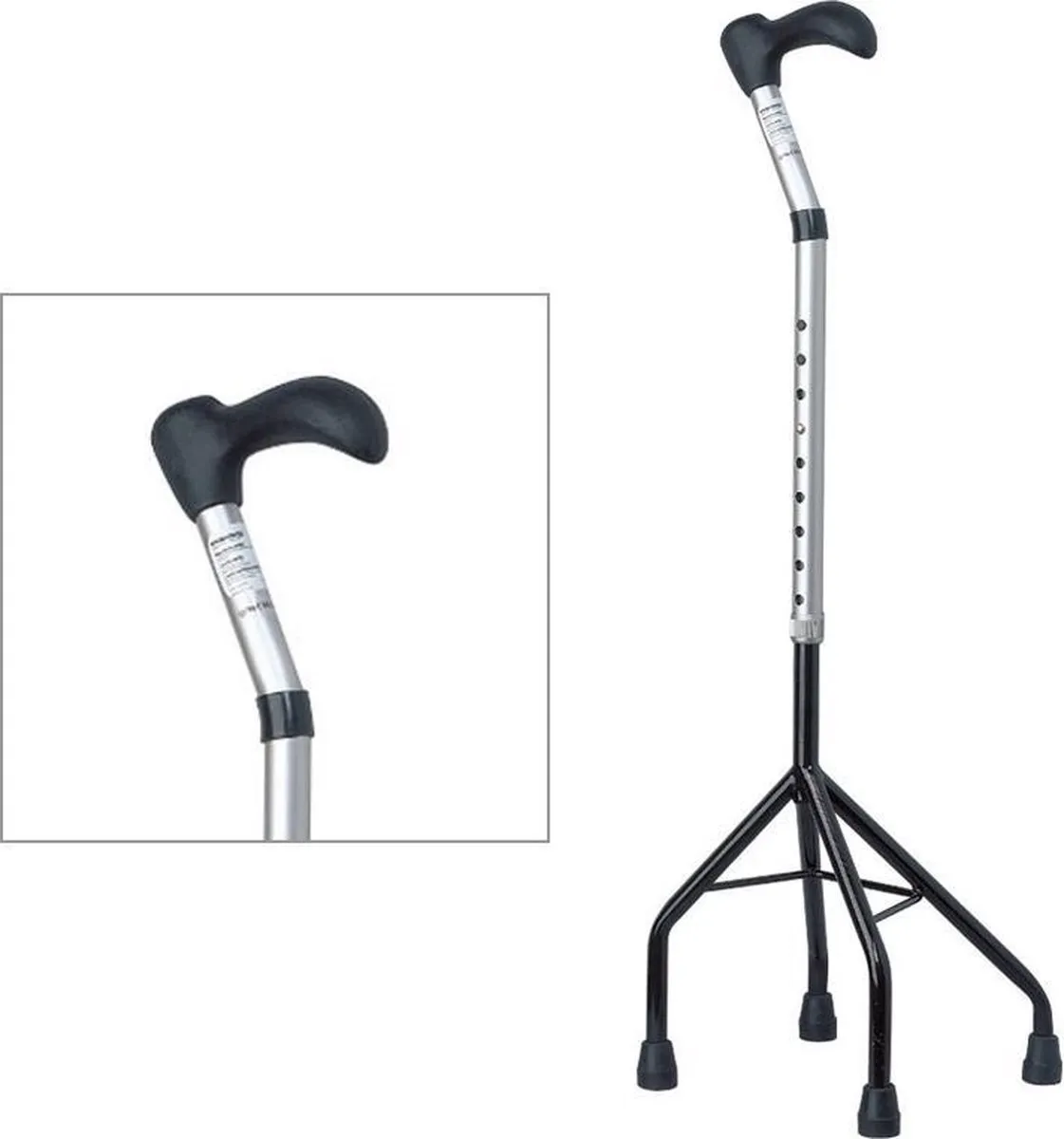Wandelstok vierpoot